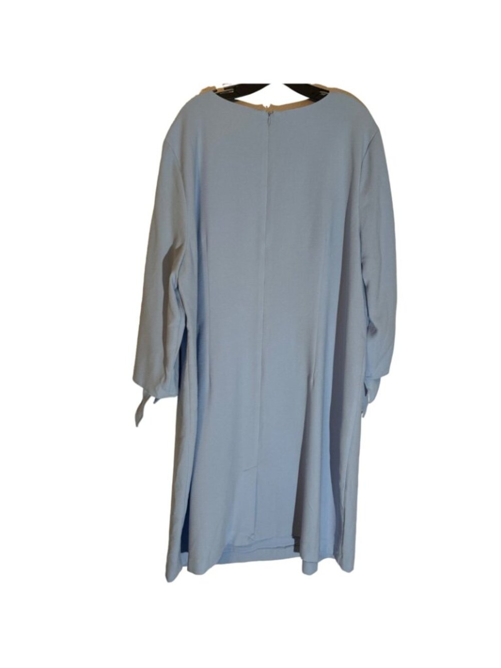Appleseeds Womens Blue Dress 24W With Sleeve Ties Dress - Picture 9 of 12